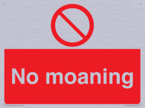 No Moaning